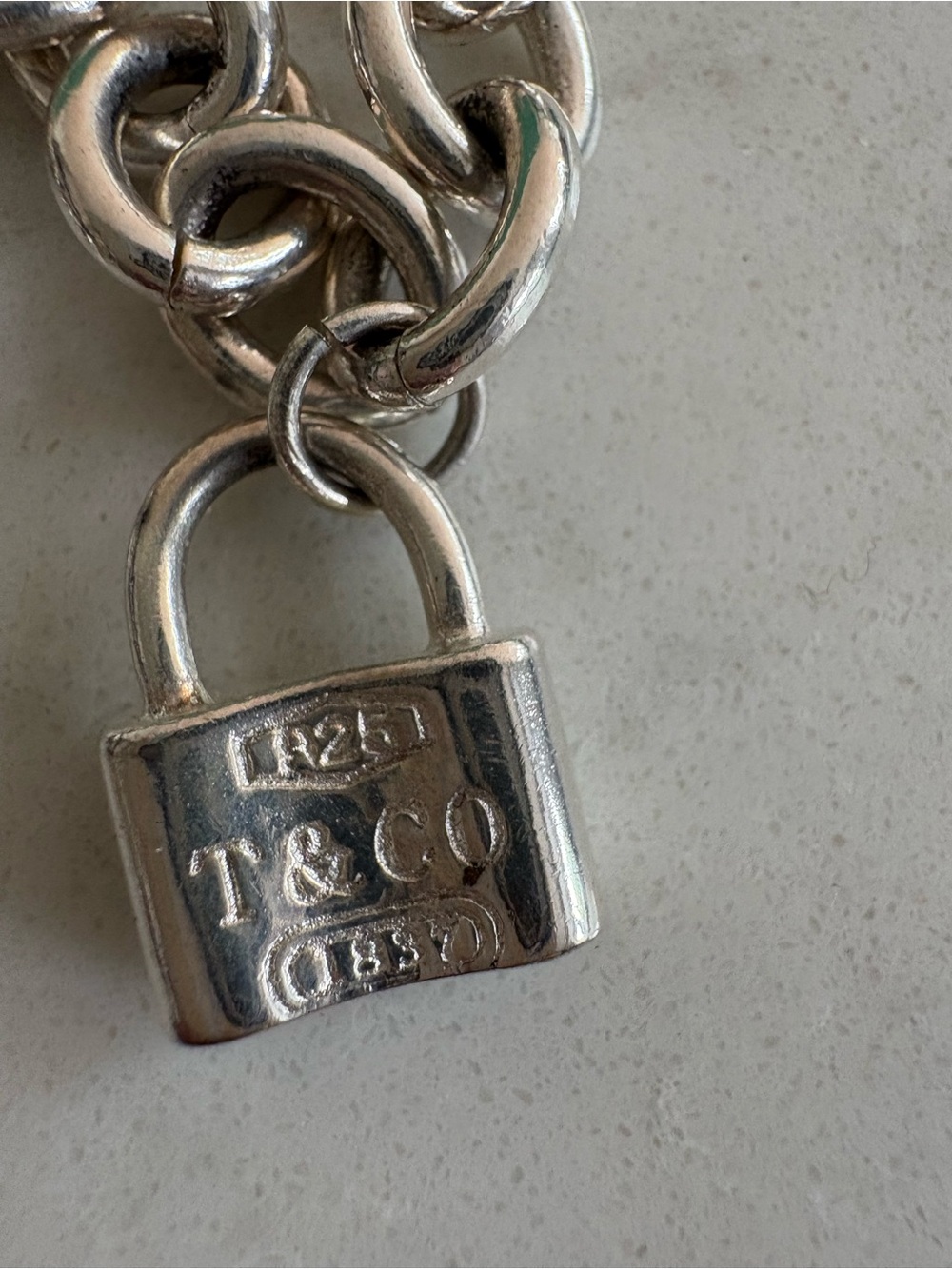 Vintage Tiffany & Co. Sterling Silver Charm Bracelet - Picture 6 of 7